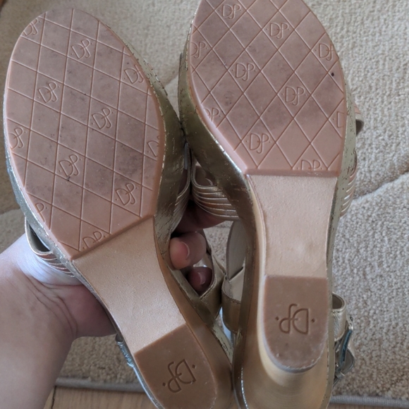 Donald Pliner Strappy Wedge Sandals - Picture 6 of 7